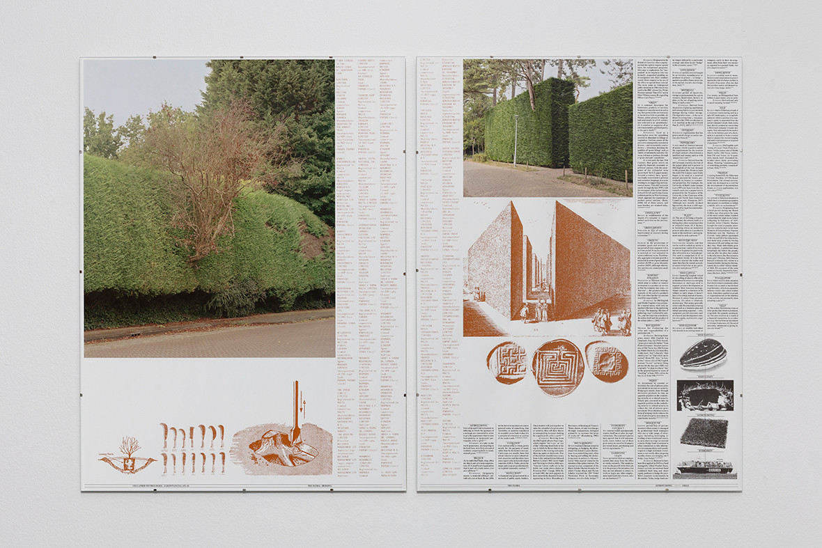 The Flora (silk screen + photo print, 2024) Eline Benjaminsen & Dayna Casey