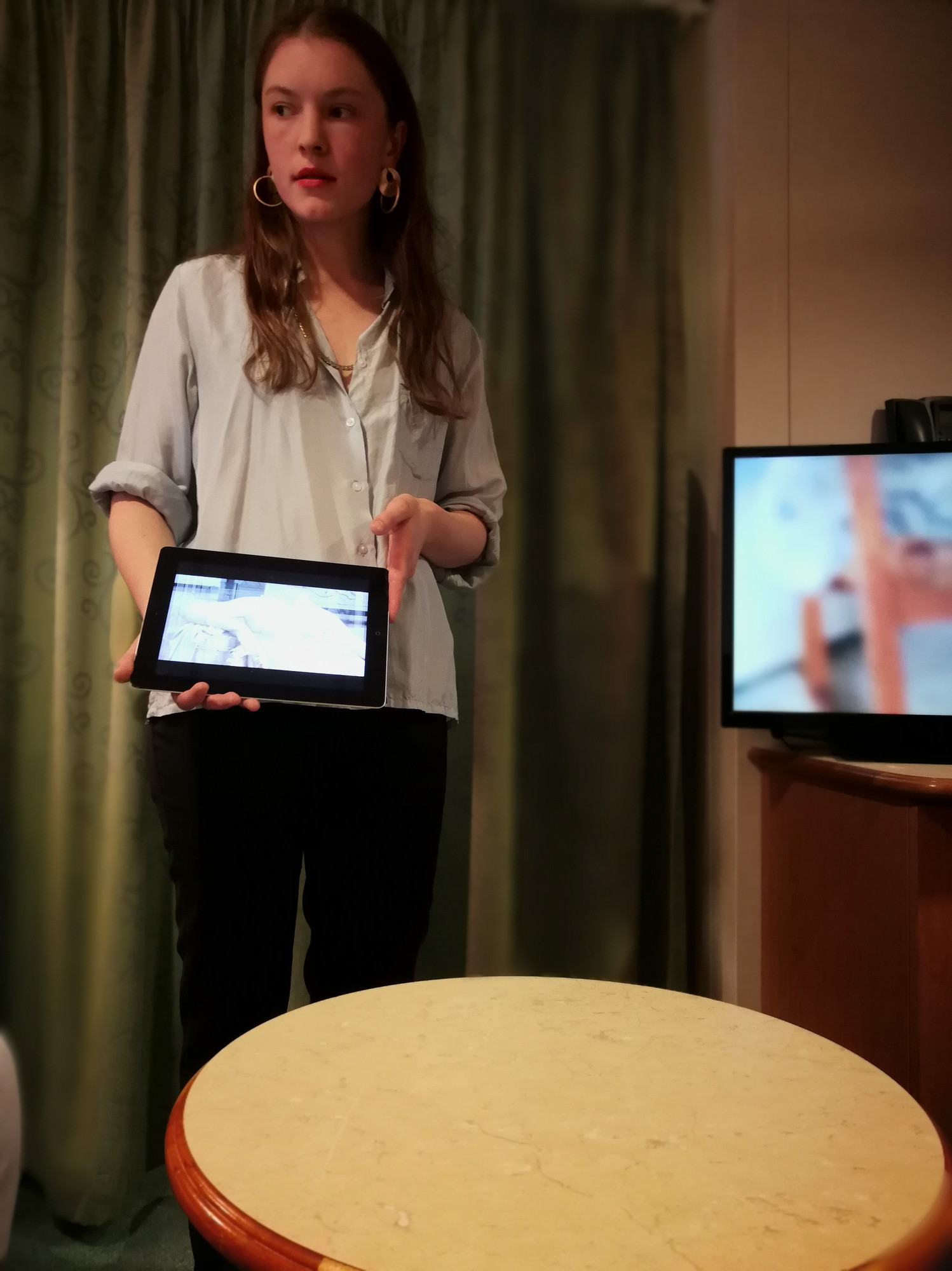 Nora Joung performing. Photo: Aslak Høyersten VISP