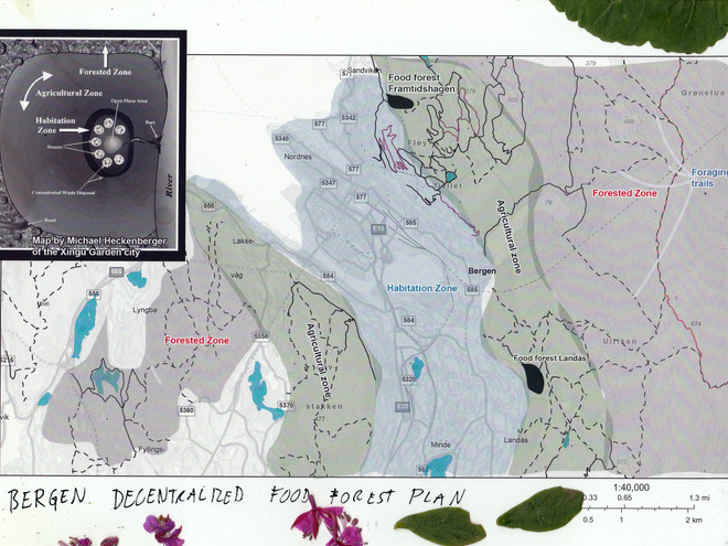 Decentralized food forest plan by Lars Holdhus.
