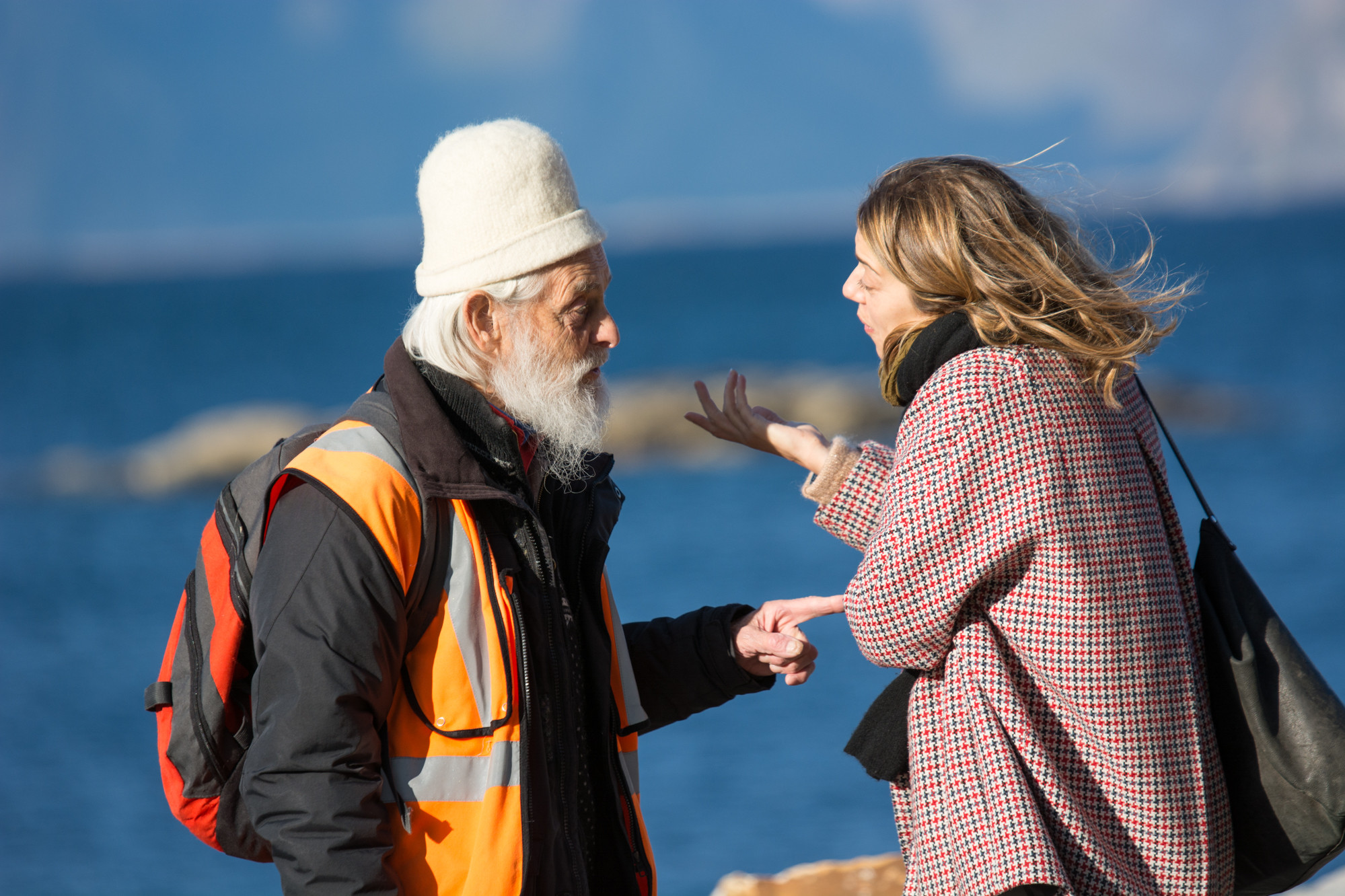 Tor Esaissen and Edvige Baron from the Berlin Biennial. Photo: Laimonas Puisys.