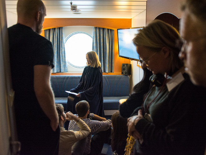 Ættesang (Song of Kin). Performance by Søssa Jørgensen. Photo: Laimonas Puisys