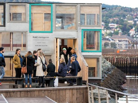 Visiting RAKE visningsrom, artist run space in Trondheim. Photo: Laimonas: Puisys. 