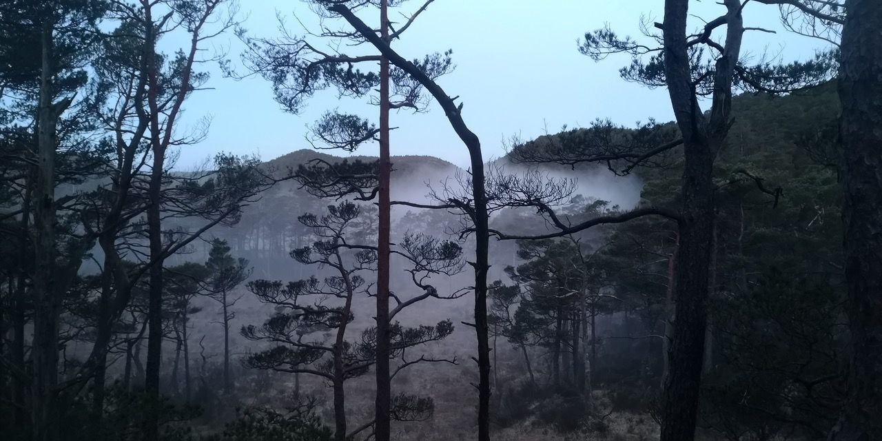 3 Peaks O land. Production image, Grimstjørnet, 2020.