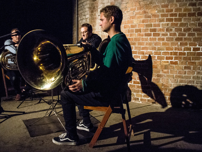 Peder Simonsen and Microtub. Photo by Ian Stenhouse.