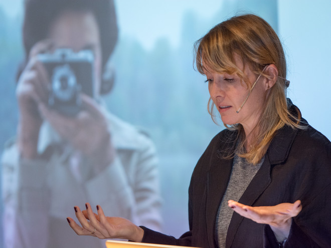 Trude Schelderup Iversen, Senior Curator at KORO - Art in Public Space. Photo: Laimonas Puisys.