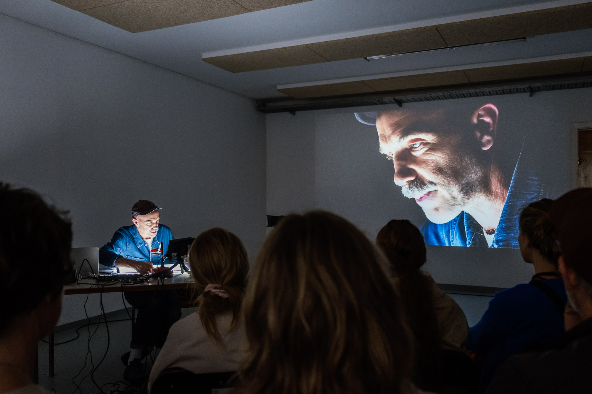 Performative reading by Martin White at Velferden 2025. Photo Tiny Productions for Coast