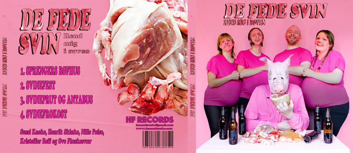 CD cover produced for Fauskes cabin and fictional band. 