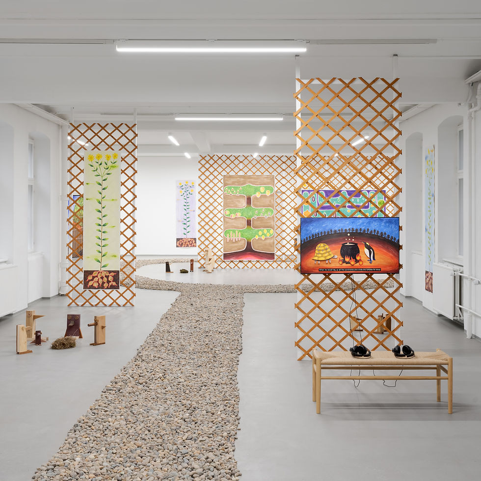 Folly, Anna Sofie Mathiasen. Exhibition at Overgaden, Copenhagen. Photo: David Stjernholm
