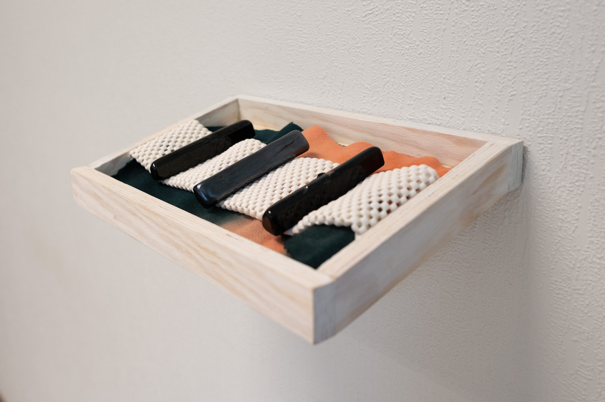 Details from Siri Austens installation for Mutant Prospects at Velferden. Photo by Tiny Productions for Coast Contemporary.