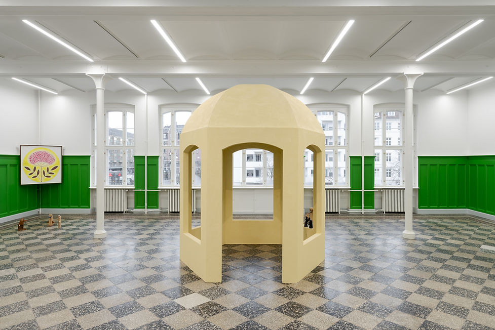 Folly, Anna Sofie Mathiasen. Installation at Overgaden, Copenhagen. Photo: David Stjernholm