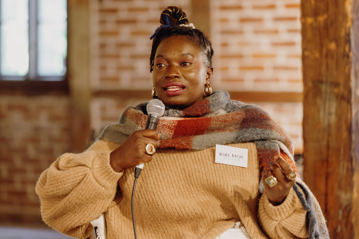 Nicole Rafiki in conversation with Maria Pasenau at Hovedøya.
