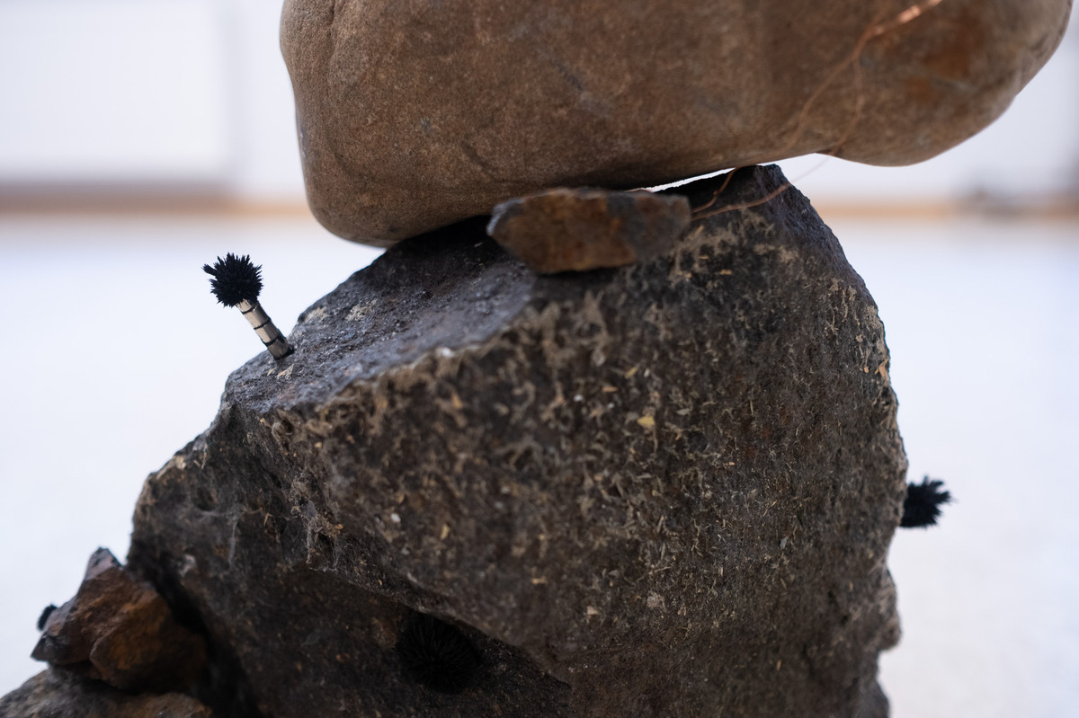 Details from Siri Austeens sound installation To gather a mountain. Field recordings from Titania. Exhibitied at Velferden during Coast. Photo by Tiny Productions for Coast Contemporary.