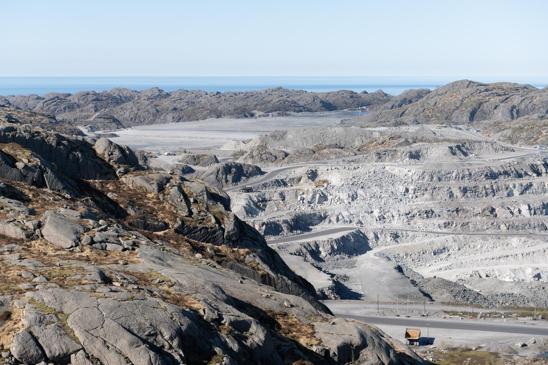The Titania mine, close to Velferden in Sokndal.
