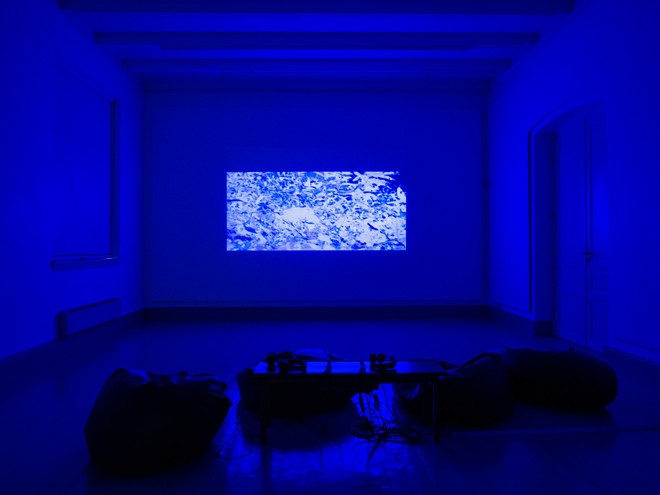 Cartesian Nightmare by Henrik Sørlid. Installation view at Tromsø Kunstforening. Photo: Mihaly Stefanovicz