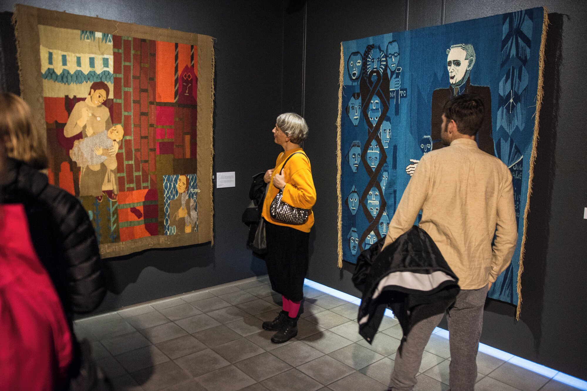 We visited Hannah Ryggen at Nordenfjeldske Kunstindustrimuseum when in Trondheim. Photo: Laimonas Puisys