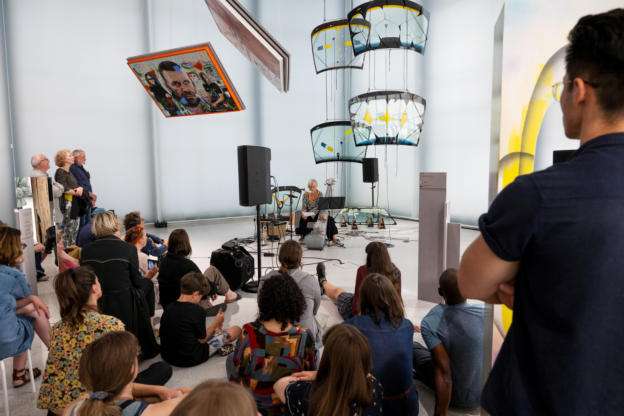 What moves move, four channel sound installation. Photo from the National Museum of Art. Photo: Ina Wesenberg