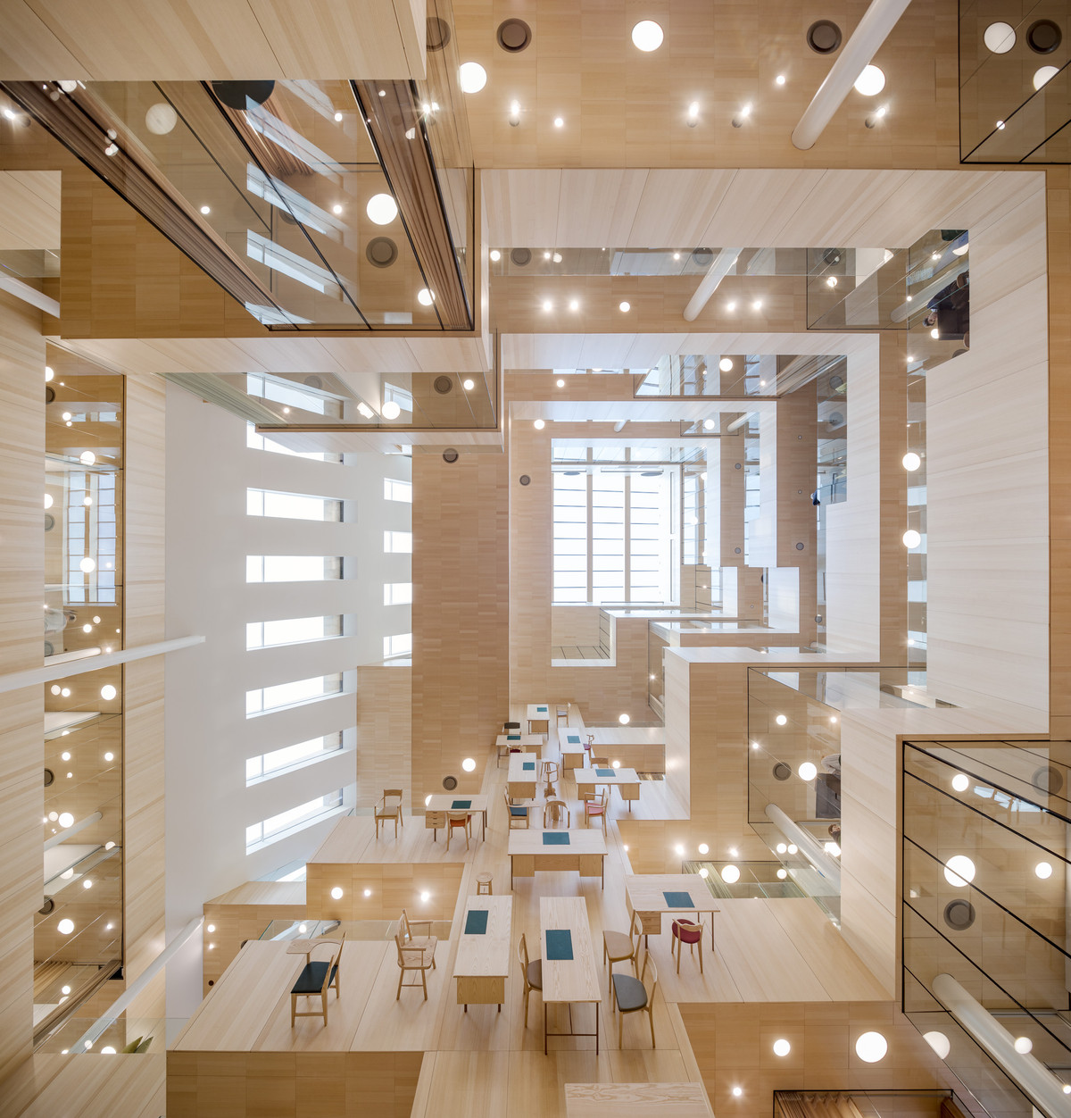 Poetry for Bureaucracy. (Furniture on the walls) Bodø City Hall. Photo Adam Mørk.